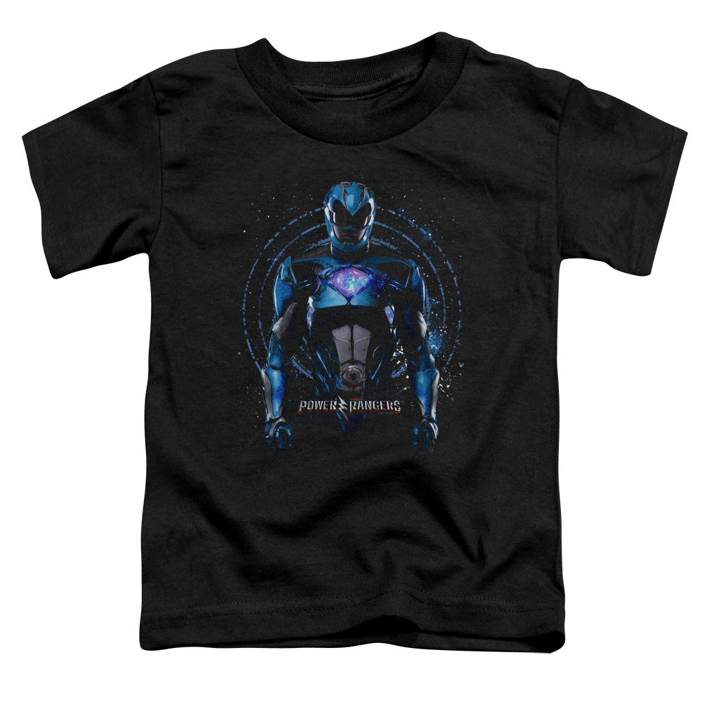 POWER RANGERS MOVIE/BLUE RANGER - S/S TODDLER TEE - BLACK
