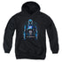 POWER RANGERS MOVIE/BLUE RANGER - YOUTH PULLOVER HOODIE - BLACK