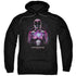 POWER RANGERS MOVIE/PINK RANGER - ADULT PULLOVER HOODIE - BLACK