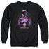 POWER RANGERS MOVIE/PINK RANGER - ADULT CREWNECK SWEATSHIRT - BLACK