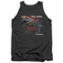 POWER RANGERS MOVIE/RED ZORD - ADULT TANK - CHARCOAL