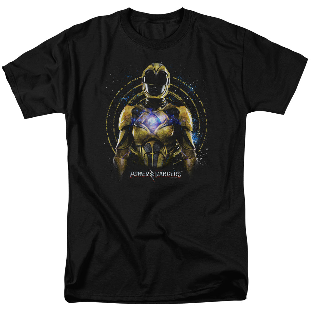 POWER RANGERS MOVIE/YELLOW RANGER - S/S ADULT 18/1 - BLACK
