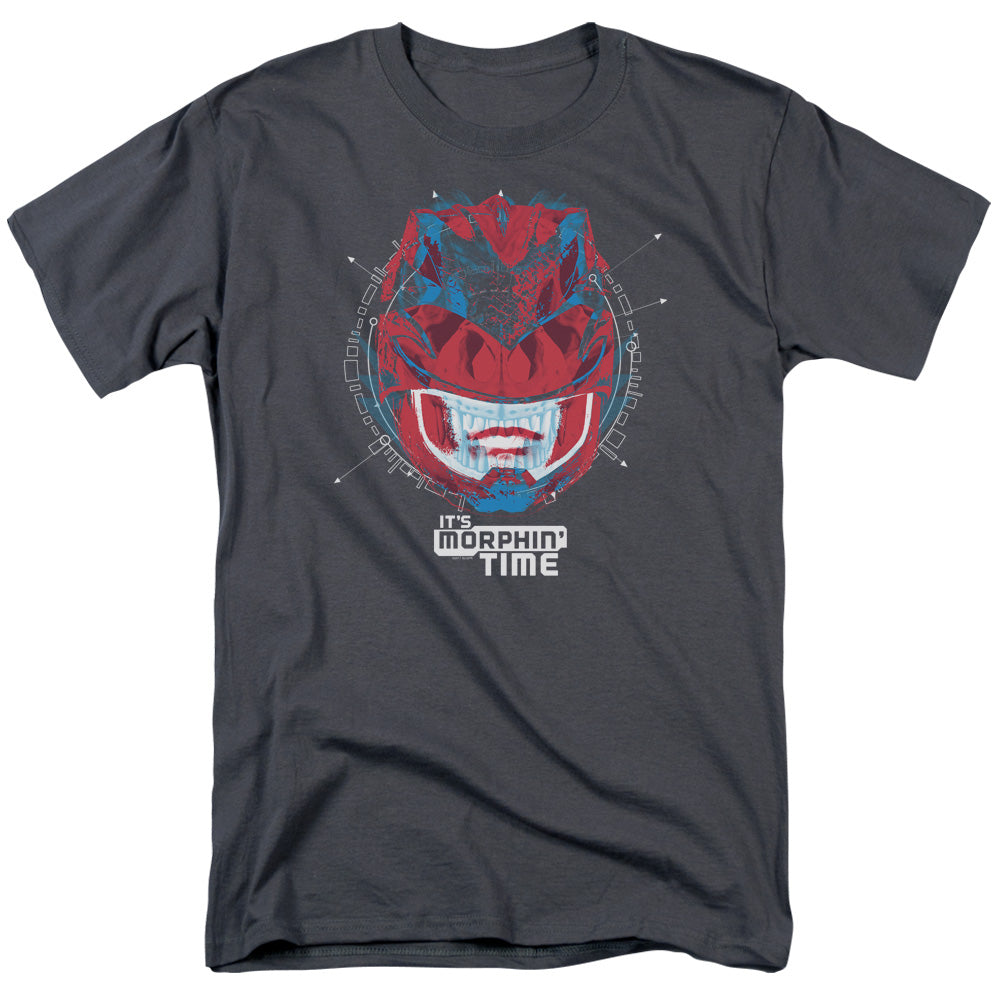 POWER RANGERS MOVIE/ITS MORPHIN TIME - S/S ADULT 18/1 - CHARCOAL