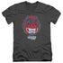 POWER RANGERS MOVIE/ITS MORPHIN TIME - S/S ADULT V-NECK 30/1 - CHARCOAL