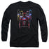 POWER RANGERS MOVIE/TEAM OF RANGERS MOVIE -  L/S ADULT 18/1  - BLACK