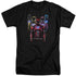 POWER RANGERS MOVIE/TEAM OF RANGERS MOVIE - S/S ADULT TALL 18/1 - BLACK