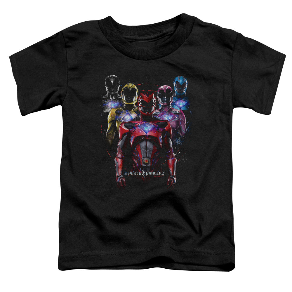 POWER RANGERS MOVIE/TEAM OF RANGERS MOVIE - S/S TODDLER TEE - BLACK