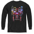 POWER RANGERS MOVIE/TEAM OF RANGERS MOVIE - YOUTH LONG SLEEVE TEE - BLACK