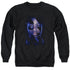 POWER RANGERS MOVIE/BILLY BOLT - ADULT CREWNECK SWEATSHIRT - BLACK