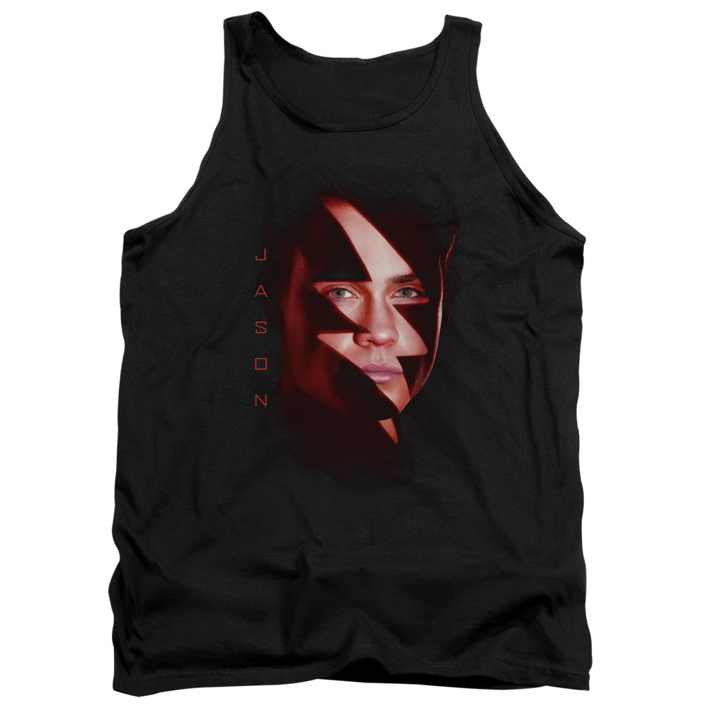 POWER RANGERS MOVIE/JASON BOLT - ADULT TANK - BLACK