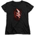 POWER RANGERS MOVIE/JASON BOLT - S/S WOMENS TEE - BLACK