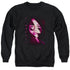 POWER RANGERS MOVIE/KIMBERLY BOLT - ADULT CREWNECK SWEATSHIRT - BLACK