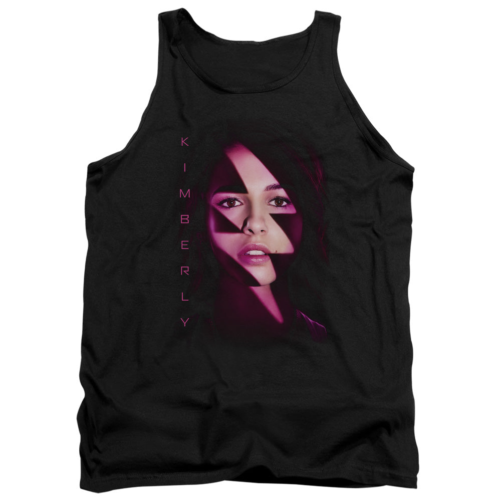 POWER RANGERS MOVIE/KIMBERLY BOLT - ADULT TANK - BLACK