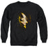 POWER RANGERS MOVIE/TRINI BOLT - ADULT CREWNECK SWEATSHIRT - BLACK