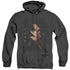 POWER RANGERS MOVIE/ZACK BOLT - ADULT HEATHER HOODIE - BLACK