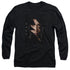 POWER RANGERS MOVIE/ZACK BOLT -  L/S ADULT 18/1  - BLACK