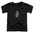 POWER RANGERS MOVIE/ZACK BOLT - S/S TODDLER TEE - BLACK