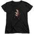 POWER RANGERS MOVIE/ZACK BOLT - S/S WOMENS TEE - BLACK