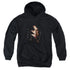 POWER RANGERS MOVIE/ZACK BOLT - YOUTH PULLOVER HOODIE - BLACK
