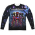 POWER RANGERS MOVIE/POWER SURGE (FRONT/BACK PRINT) - L/S ADULT POLY CREW  - MULTI