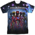 POWER RANGERS MOVIE/POWER SURGE (FRONT/BACK PRINT) - S/S ADULT POLY CREW - MULTI