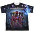 POWER RANGERS MOVIE/POWER SURGE (FRONT/BACK PRINT) - S/S YOUTH POLY CREW - MULTI