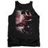 POWER RANGERS MOVIE/RED ZORD POSTER - ADULT TANK - BLACK