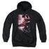 POWER RANGERS MOVIE/RED ZORD POSTER - YOUTH PULLOVER HOODIE - BLACK