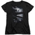 POWER RANGERS MOVIE/BLACK ZORD POSTER - S/S WOMENS TEE - BLACK