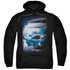 POWER RANGERS MOVIE/BLUE ZORD POSTER - ADULT PULLOVER HOODIE - BLACK