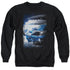 POWER RANGERS MOVIE/BLUE ZORD POSTER - ADULT CREWNECK SWEATSHIRT - BLACK