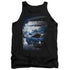 POWER RANGERS MOVIE/BLUE ZORD POSTER - ADULT TANK - BLACK