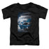 POWER RANGERS MOVIE/BLUE ZORD POSTER - S/S TODDLER TEE - BLACK