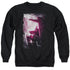 POWER RANGERS MOVIE/PINK ZORD POSTER - ADULT CREWNECK SWEATSHIRT - BLACK