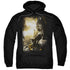 POWER RANGERS MOVIE/YELLOW ZORD POSTER - ADULT PULLOVER HOODIE - BLACK