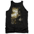 POWER RANGERS MOVIE/YELLOW ZORD POSTER - ADULT TANK - BLACK