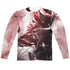 POWER RANGERS MOVIE/RED ZORD POSTER (FRONT/BACK PRINT) - L/S ADULT POLY CREW  - MULTI