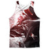 POWER RANGERS MOVIE/RED ZORD POSTER (FRONT/BACK PRINT) - ADULT POLY TANK TOP - MULTI
