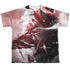 POWER RANGERS MOVIE/RED ZORD POSTER (FRONT/BACK PRINT) - S/S YOUTH POLY CREW - MULTI