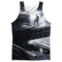 POWER RANGERS MOVIE/BLACK ZORD POSTER (FRONT/BACK PRINT) - ADULT POLY TANK TOP - MULTI