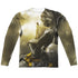 POWER RANGERS MOVIE/YELLOW ZORD POSTER (FRONT/BACK PRINT) - L/S ADULT POLY CREW  - MULTI
