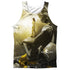 POWER RANGERS MOVIE/YELLOW ZORD POSTER (FRONT/BACK PRINT) - ADULT POLY TANK TOP - MULTI