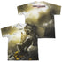 POWER RANGERS MOVIE/YELLOW ZORD POSTER (FRONT/BACK PRINT) - S/S YOUTH POLY CREW - MULTI
