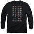 POWER RANGERS/VISUAL TIMELINE - L/S ADULT 18/1 - BLACK