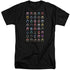 POWER RANGERS/VISUAL TIMELINE - S/S ADULT TALL 18/1 - BLACK