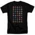 POWER RANGERS/VISUAL TIMELINE - S/S ADULT 18/1 - BLACK