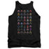POWER RANGERS/VISUAL TIMELINE - ADULT TANK - BLACK