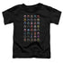 POWER RANGERS/VISUAL TIMELINE - S/S TODDLER TEE - BLACK