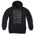 POWER RANGERS/VISUAL TIMELINE - YOUTH PULLOVER HOODIE - BLACK