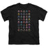 POWER RANGERS/VISUAL TIMELINE - S/S YOUTH 18/1 - BLACK
